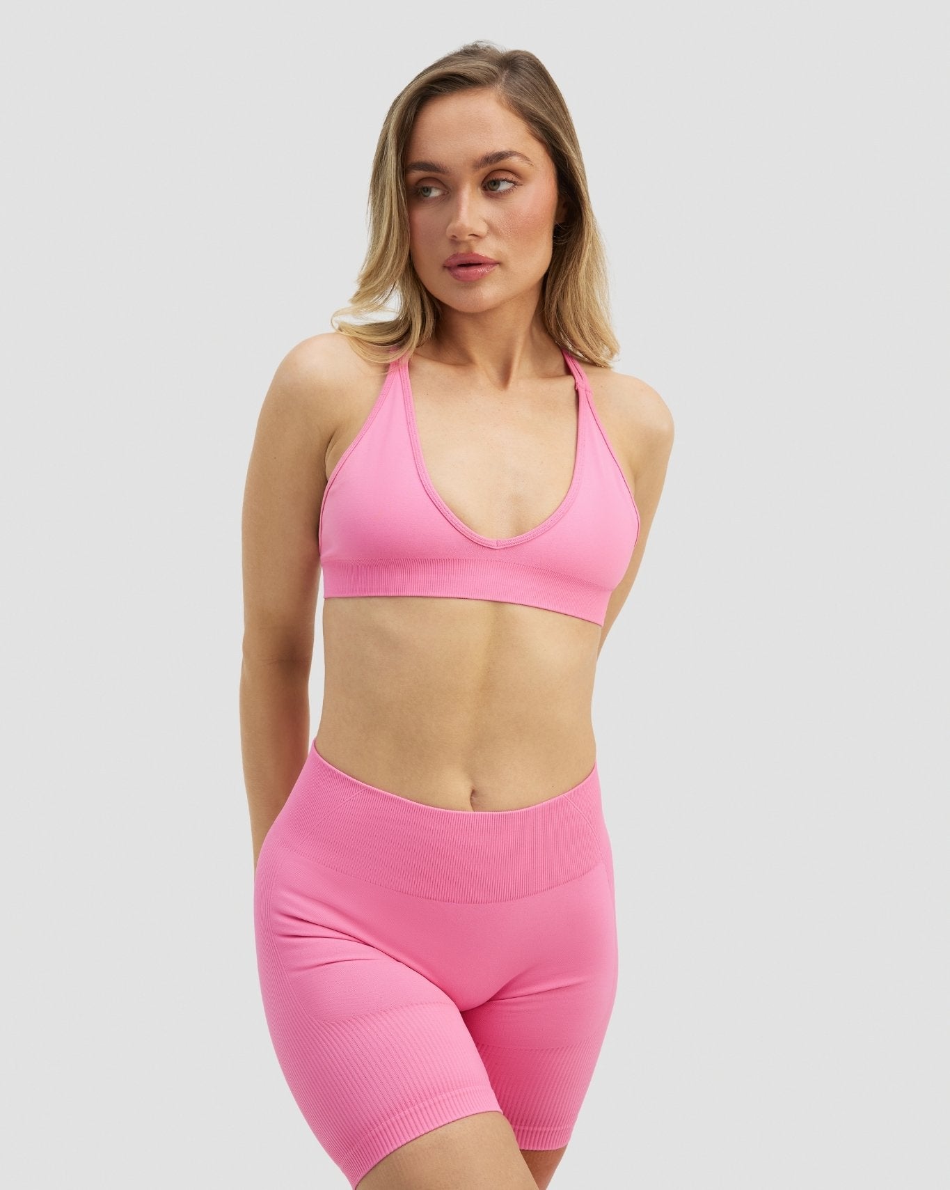 Ascend™ Sculpting Seamless High Apex Bra | Bubble Pink