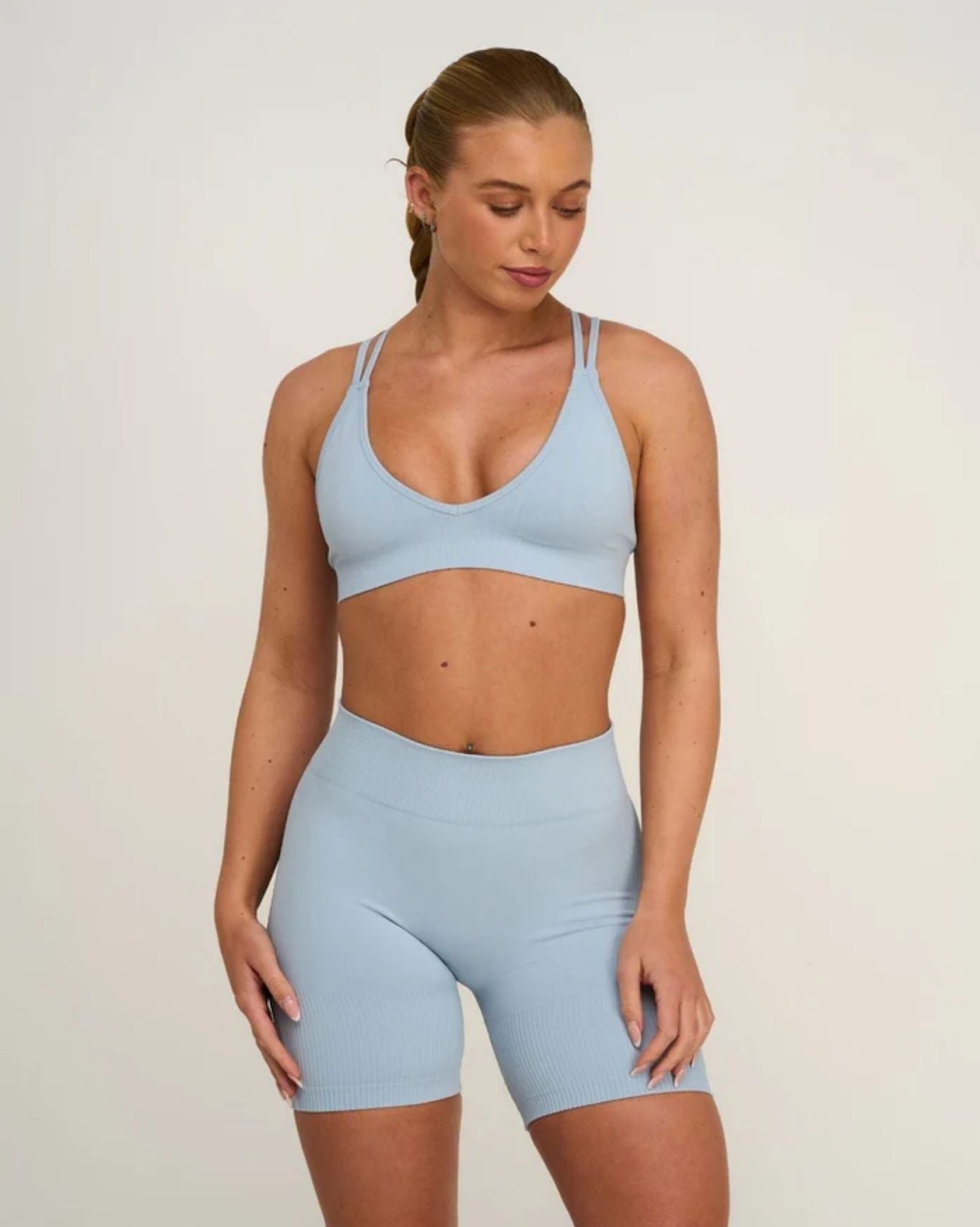 Ascend™ Sculpting Seamless High Apex Bra | Blue Haze