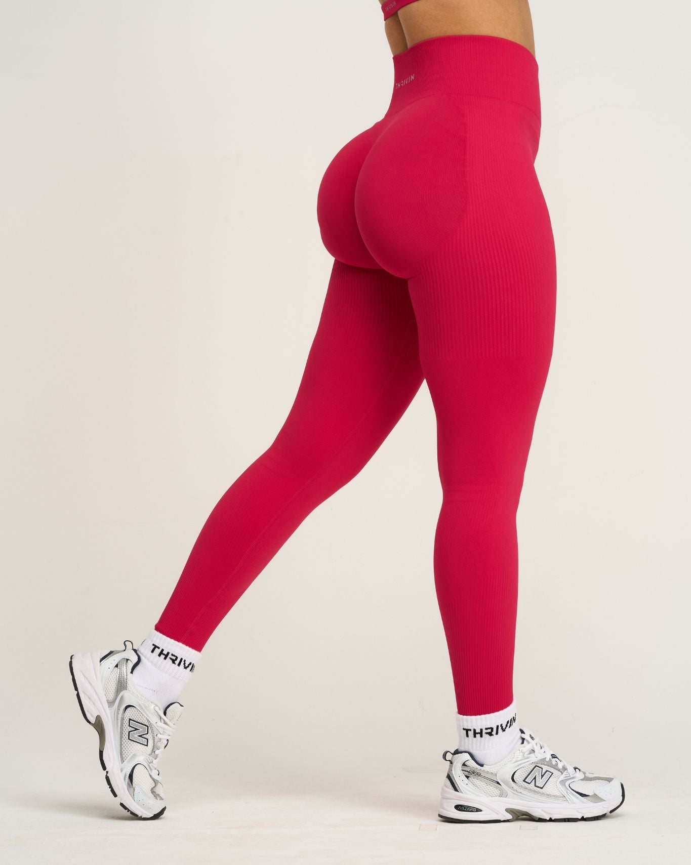 Ascend™ Sculpting High Waist Scrunch Leggings | Strawberry