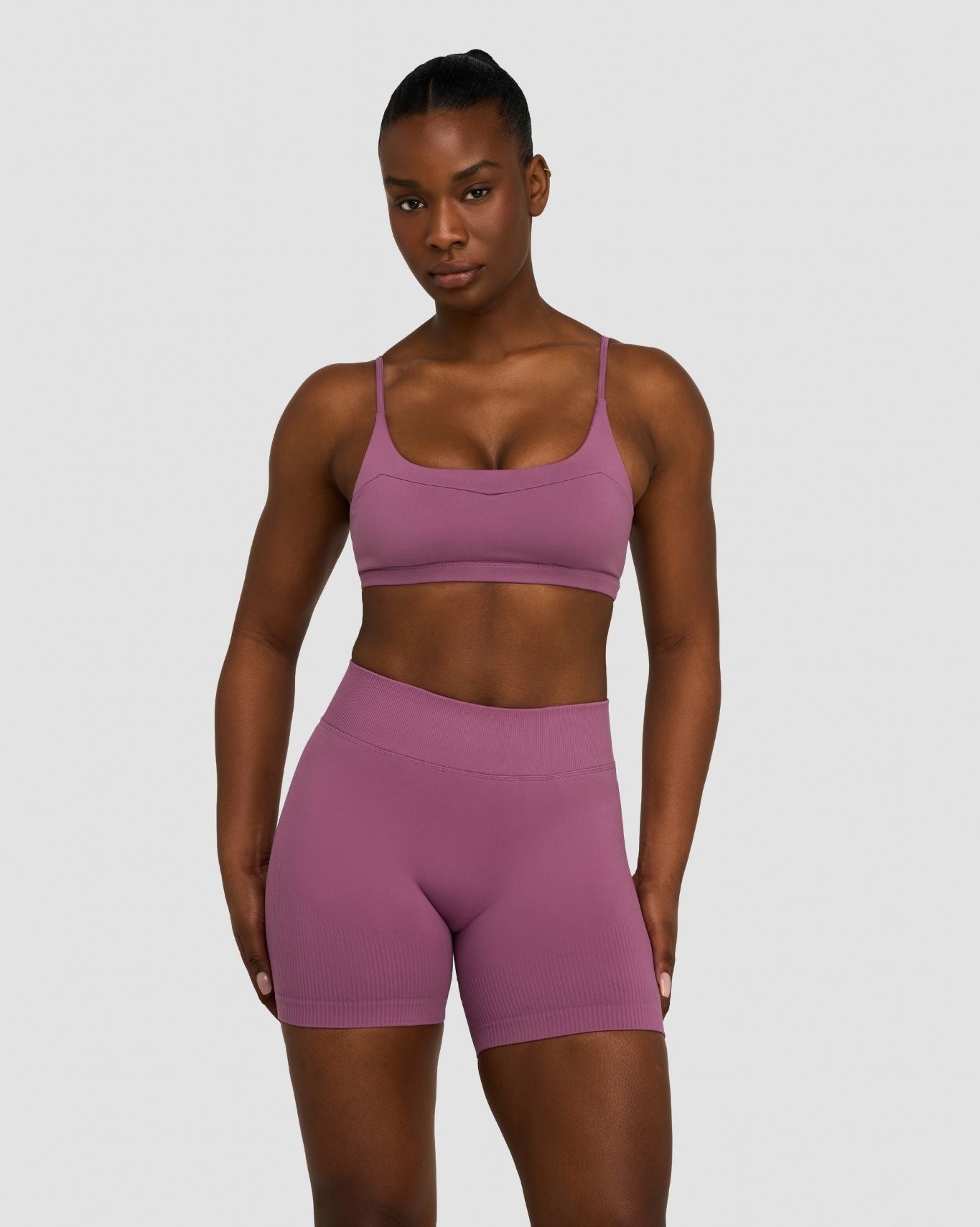 Ascend™ Sculpting Seamless Scoop Neck Bra | Orchid Mauve