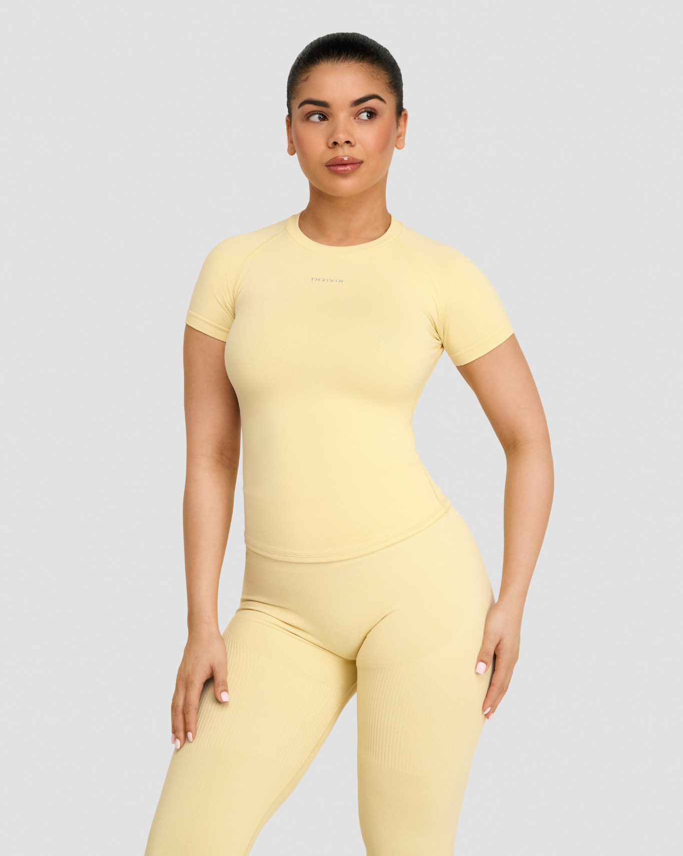 Ascend™ Compression T-shirt | Golden Butter