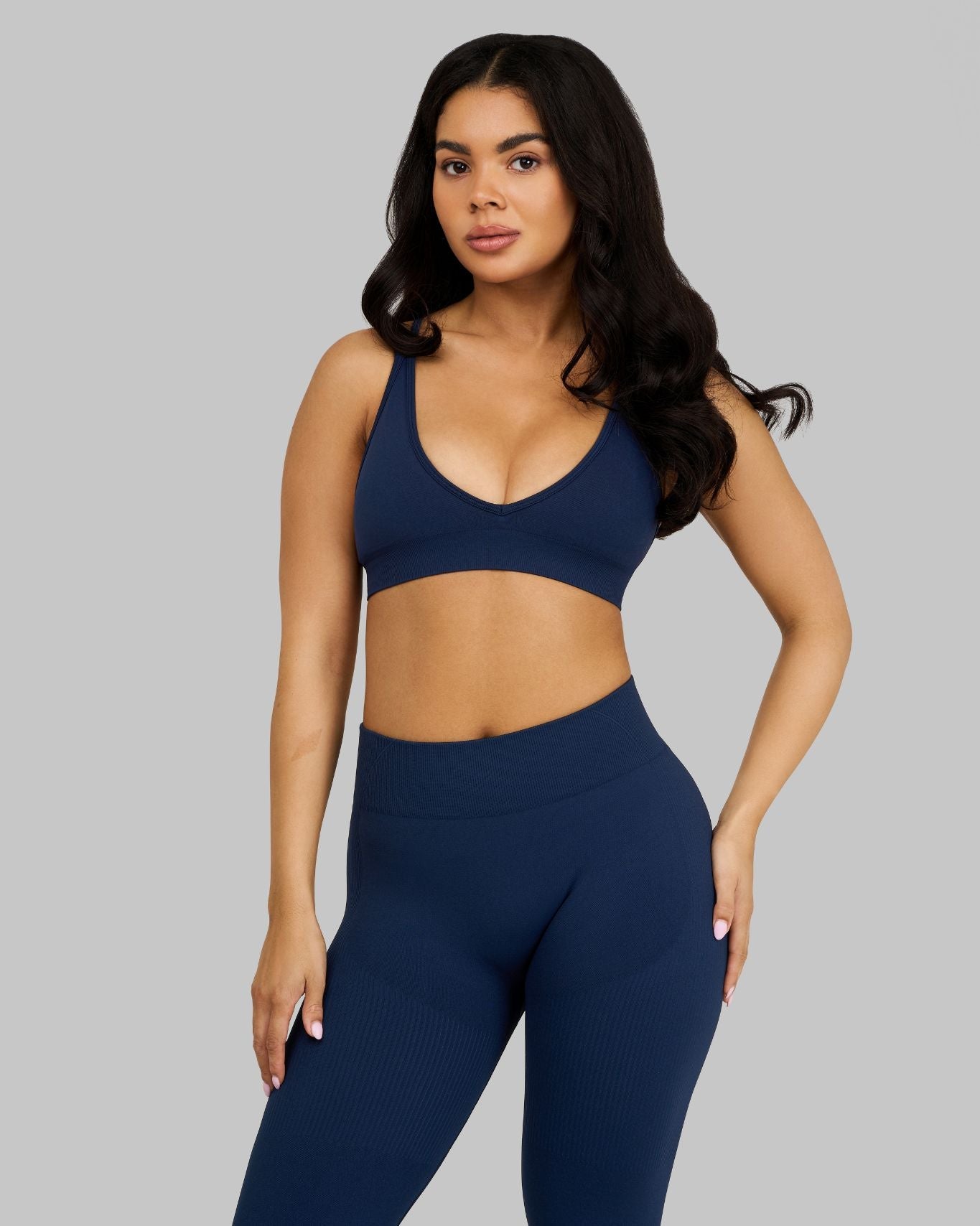 Ascend™ Sculpting Seamless High Apex Bra | Midnight Navy