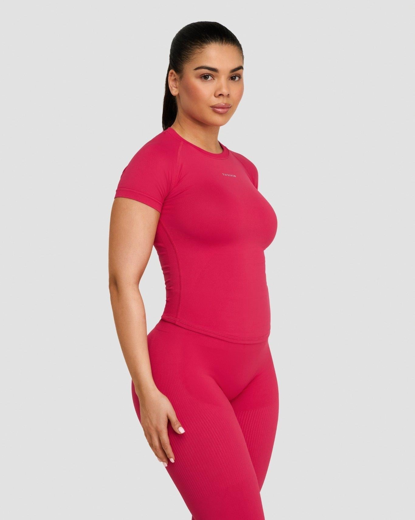 Ascend™ Compression T-shirt | Strawberry