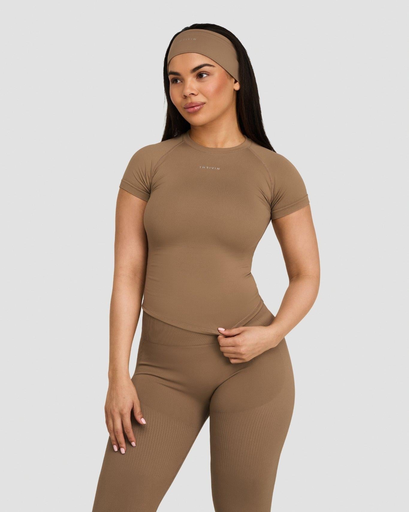 Ascend™ Compression T-shirt | Toffee