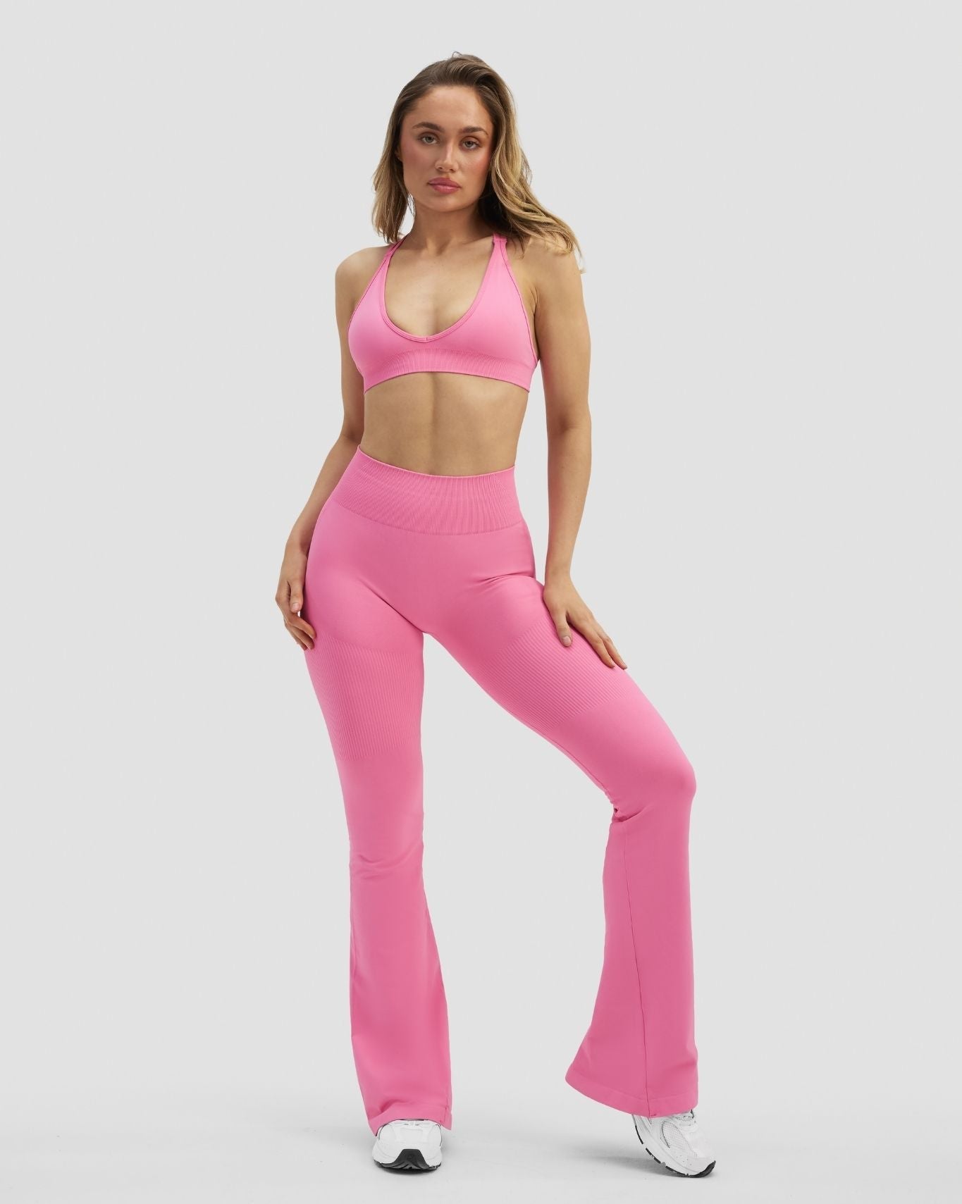 Ascend™ Sculpting High Waist Scrunch Flare | Bubble Pink