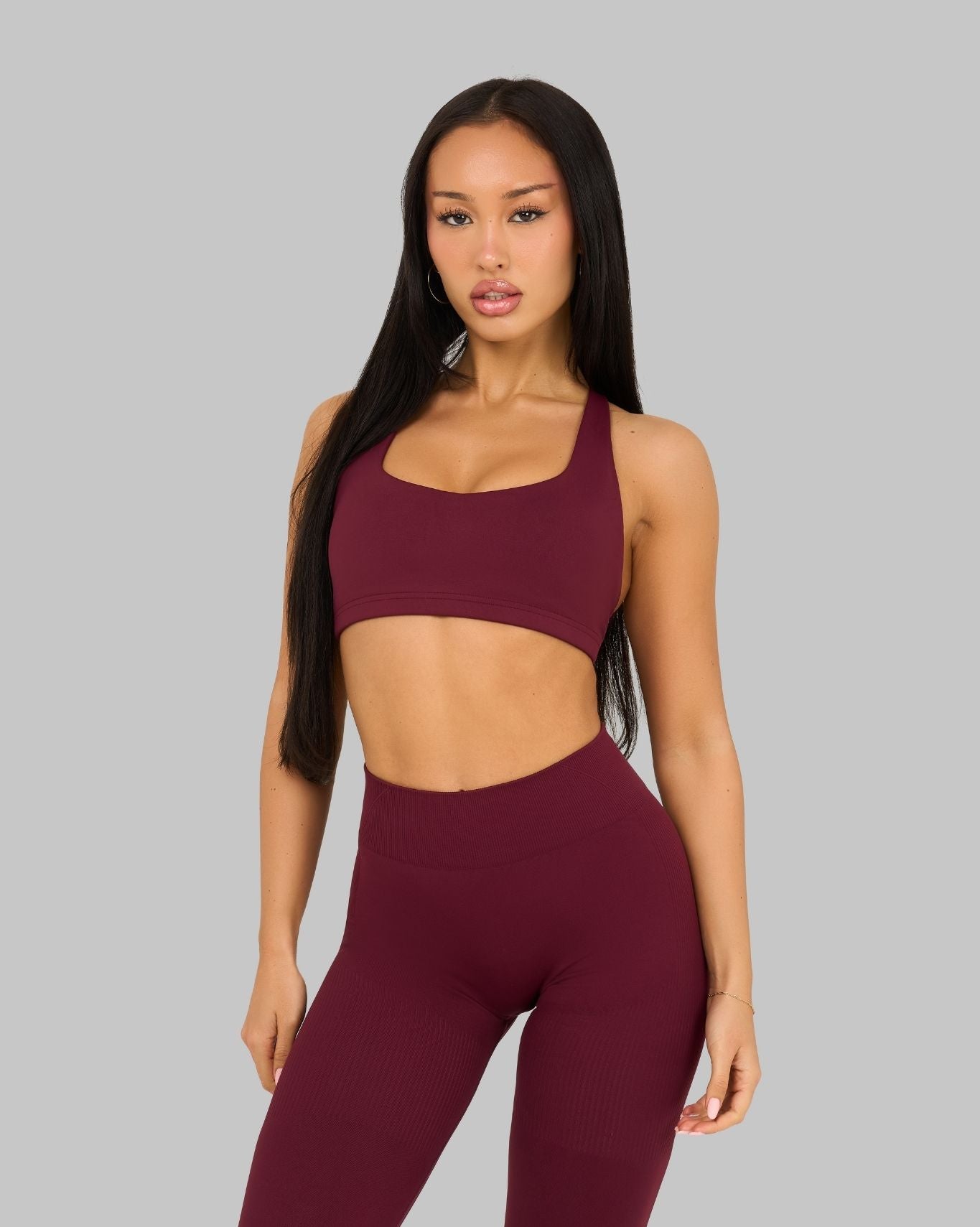 Ascend™ Sculpting Medium Impact Multiway Bra | Cranberry