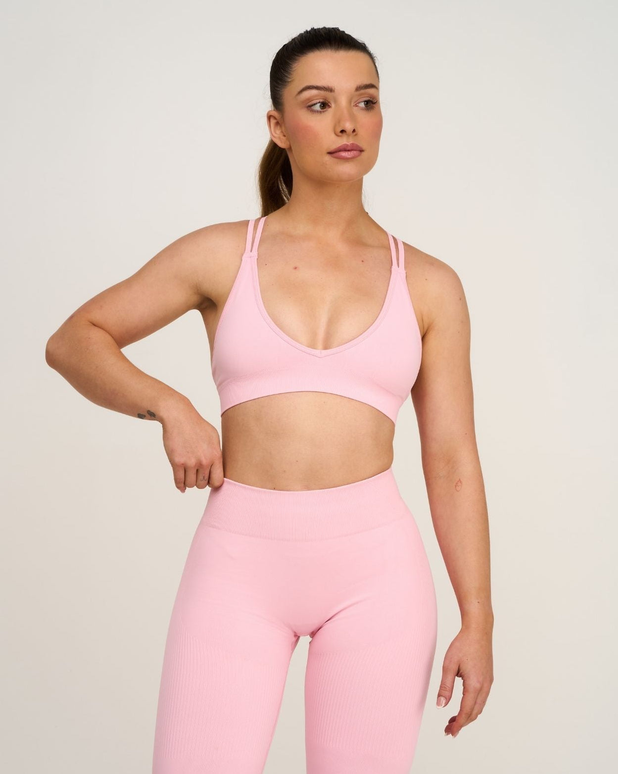 Ascend™ Sculpting Seamless High Apex Bra | Cotton Pink