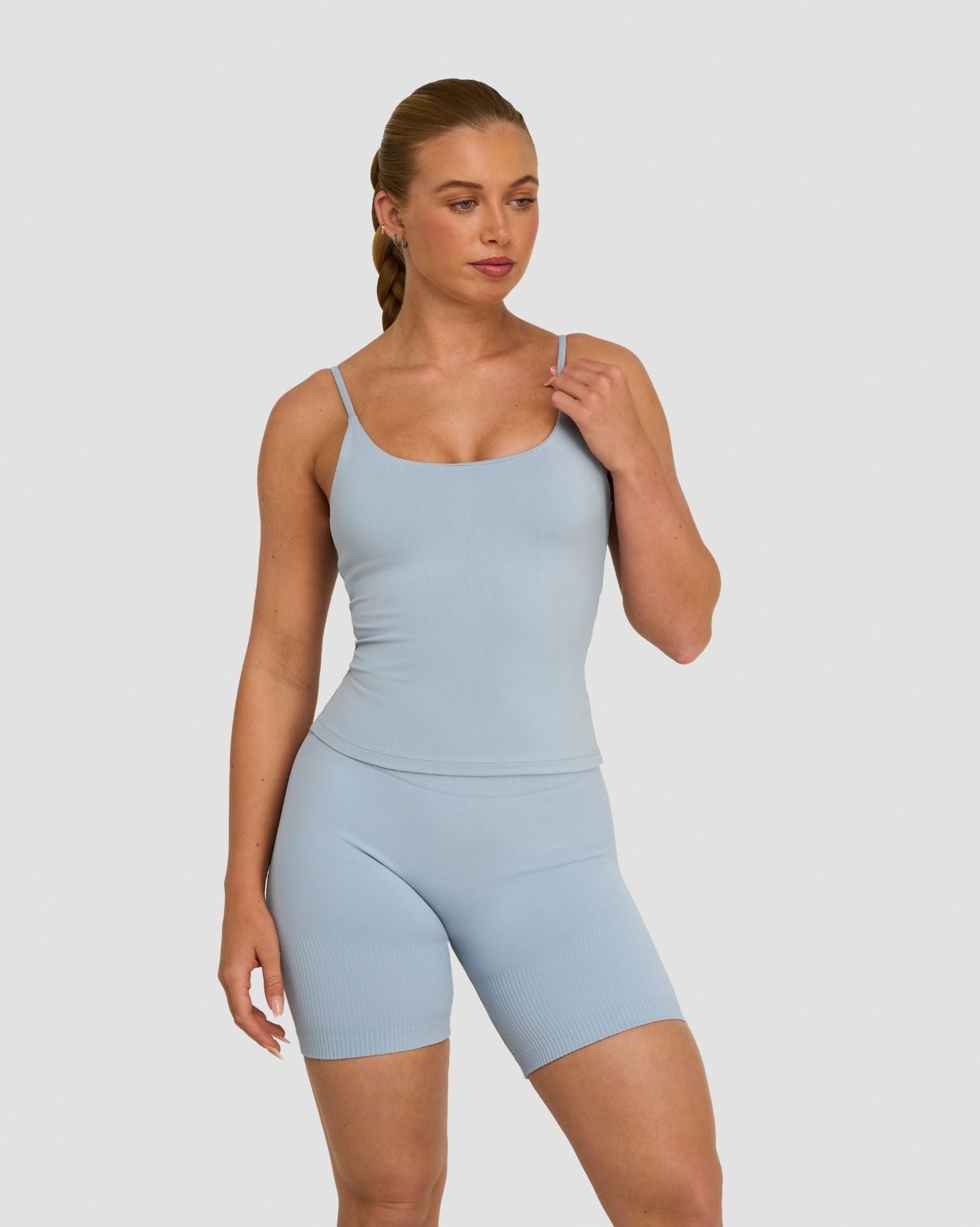 Ascend™ Sculpting Seamless Scoop Neck Cami | Blue Haze