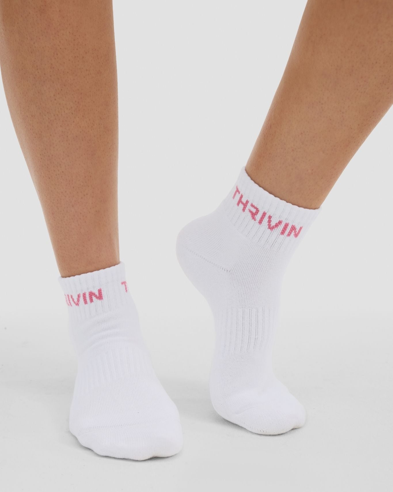 LYVOE Mid Socks | Bubble Pink