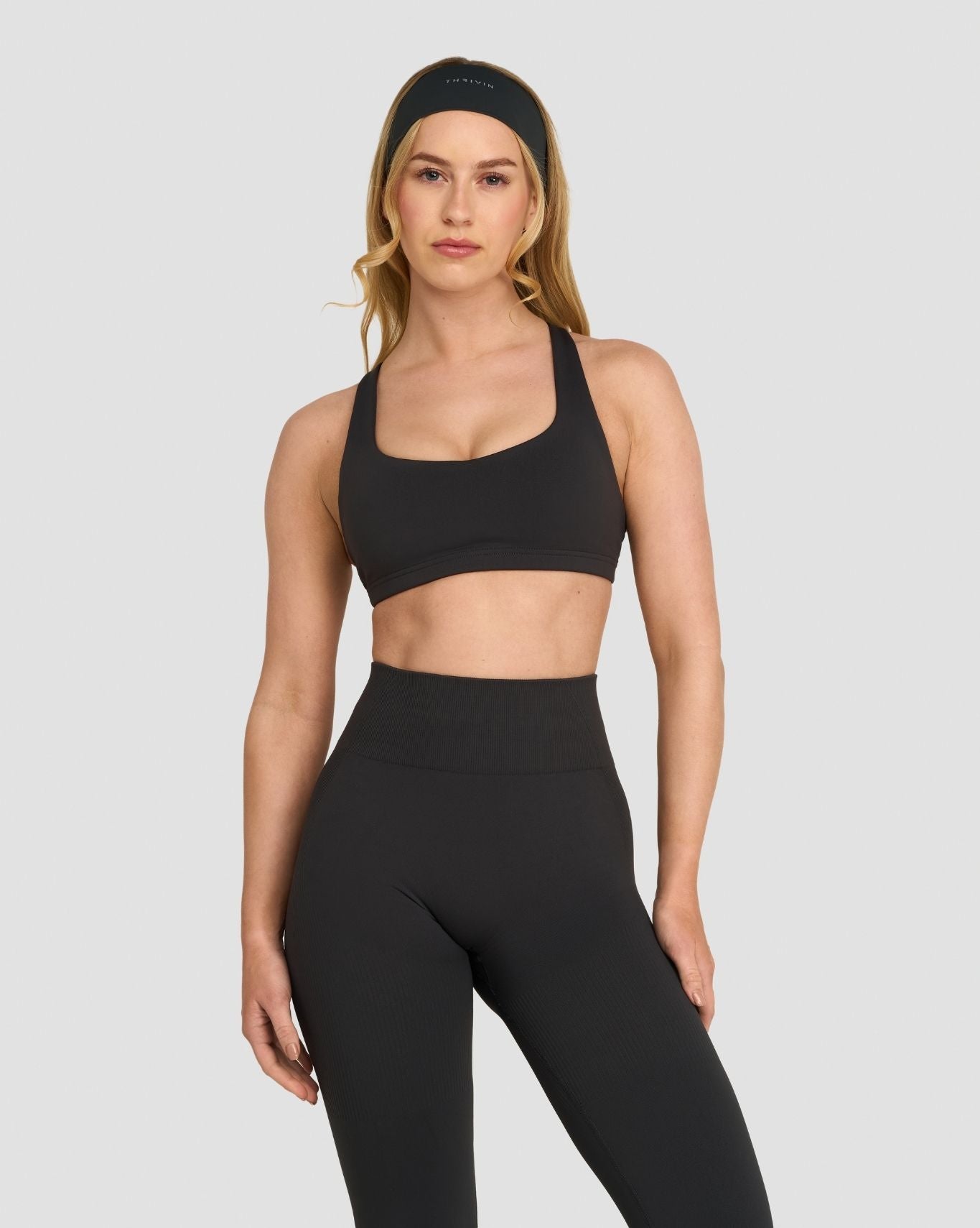 Ascend™ Sculpting Medium Impact Multiway Bra | Charcoal Grey