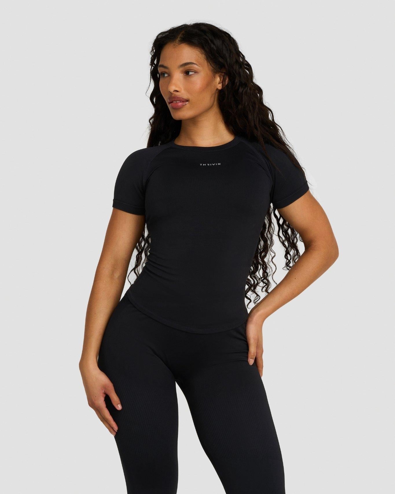Ascend™ Compression T-shirt | Night Black